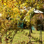 Záhradné dekorácie - zvončeky zvonia a fakle horia