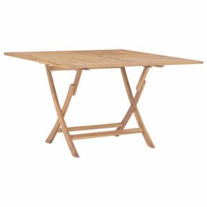 Skladací záhradný stôl 120x120 cm teakové drevo