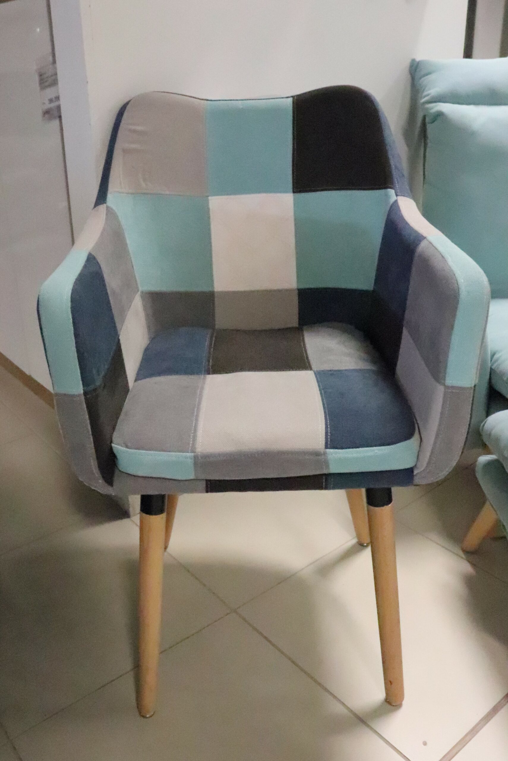 Pohodlná stolička patchwork