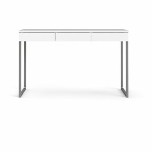 Biely pracovný stôl Tvilum Function Plus, 126 x 52 cm | Bonami